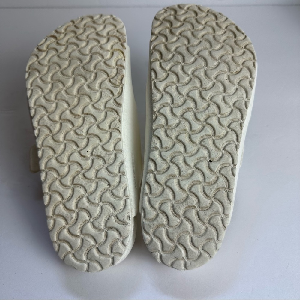 Birkenstock Arizona Sandals Youth Size 3 EU 34 Shoes EVA Beach White Washable - Picture 8 of 11